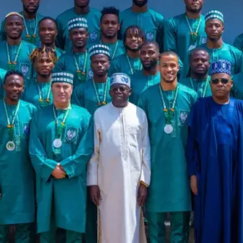 Tinubu Extols Super Eagles: Diverse Unity our Foremost Virtue